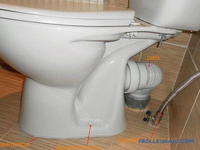 Како да го инсталирате тоалетот на плочка направете го тоа сами
