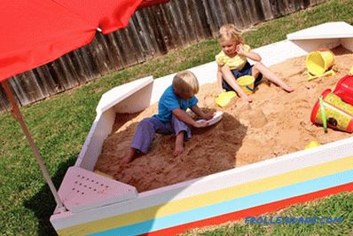 Детско песок со свои раце - фотографии и инструкции