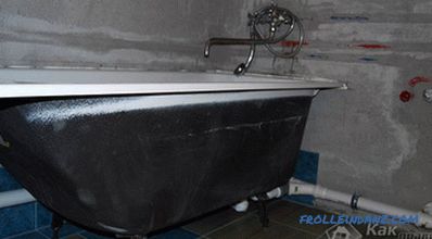 Како да ја поправите кадишната бања - фиксирање на бања од леано железо