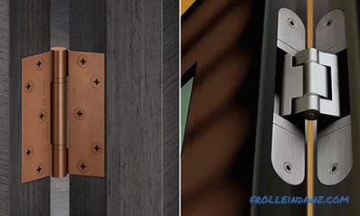 Видови на шарки на вратите, нивната разлика и дизајн карактеристики + Фото