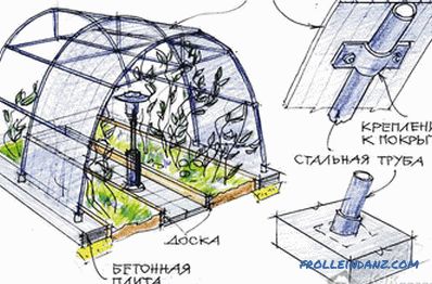 Стаклена градина изработена од поликарбонати направо-сам-цртежи, дијаграми, фотографии