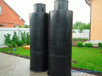 Водоотпорен септички резервоар од бетонски прстени