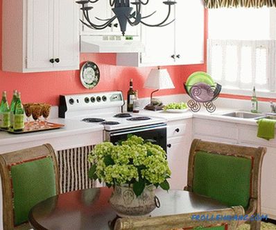 Како да се направи комбинација на бои во внатрешноста на кујната + 21 фото примерок
