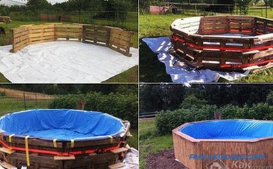 Дрвени базени го направите сами - како да се изгради