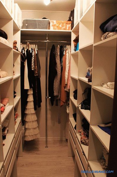 Како да се организира гардероба - планирање и дизајн на гардероба (+ фотографии)
