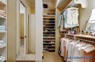 Како да се организира гардероба - планирање и дизајн на гардероба (+ фотографии)