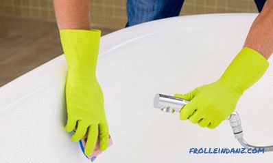 Како да се мијат акрилни бањи - совети за миење со алатки и специјални алатки + Видео