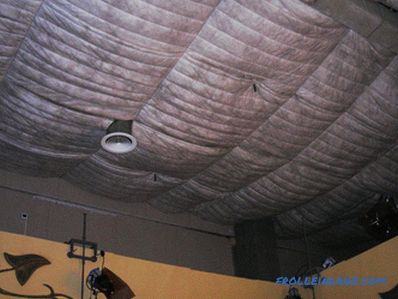 Видови на истегнување тавани на материјалот за производство, изградба и дизајн + Фото