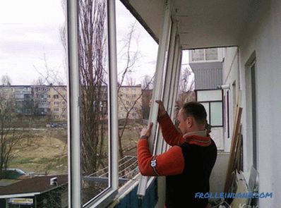Застаклување на балкон со свои раце + слика