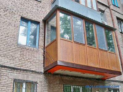 Поправка на балкон со свои раце - во панел куќа, во Хрушчов + слика