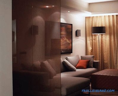 Стаклени прегради во станот - внатрешен стан (+ фотографии)