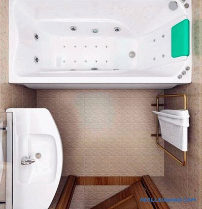 Мал бања внатрешноста - бања дизајн